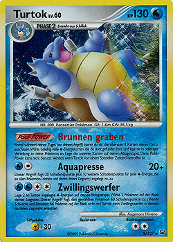 Turtok 2 — Platinum (German Pokémon TCG card)
