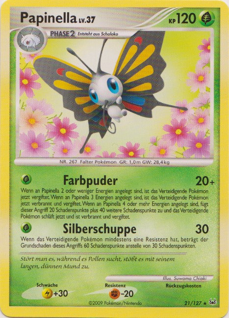 Papinella 21 — Platinum (German Pokémon TCG card)