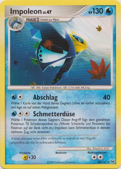 Impoleon 26 — Platinum (German Pokémon TCG card)