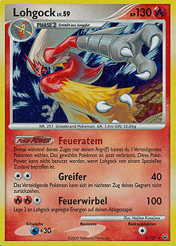 Lohgock 3 — Platinum (German Pokémon TCG card)