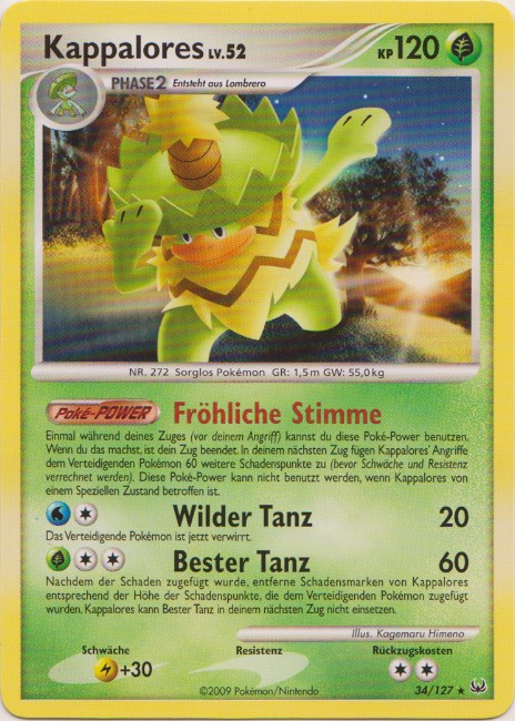 Kappalores 34 — Platinum (German Pokémon TCG card)