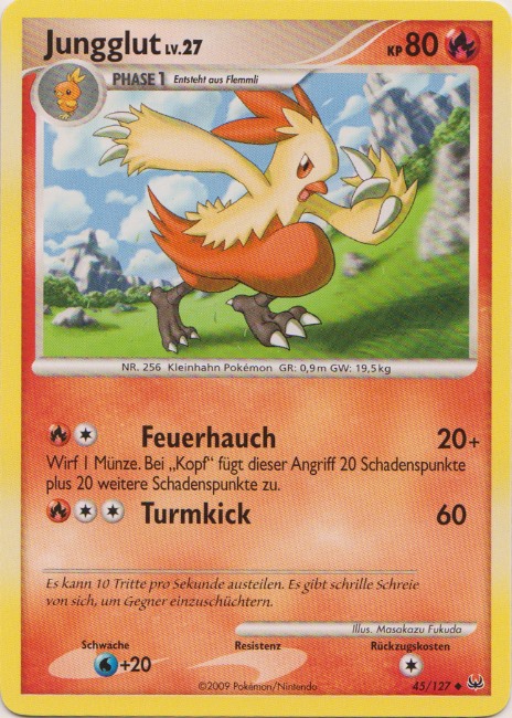 Junglut 45 — Platinum (German Pokémon TCG card)