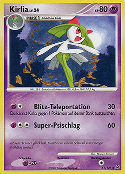 Kirlia 51 — Platinum (German Pokémon TCG card)