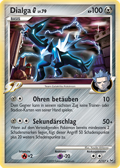 Dialga G 7 — Platinum (German Pokémon TCG card)