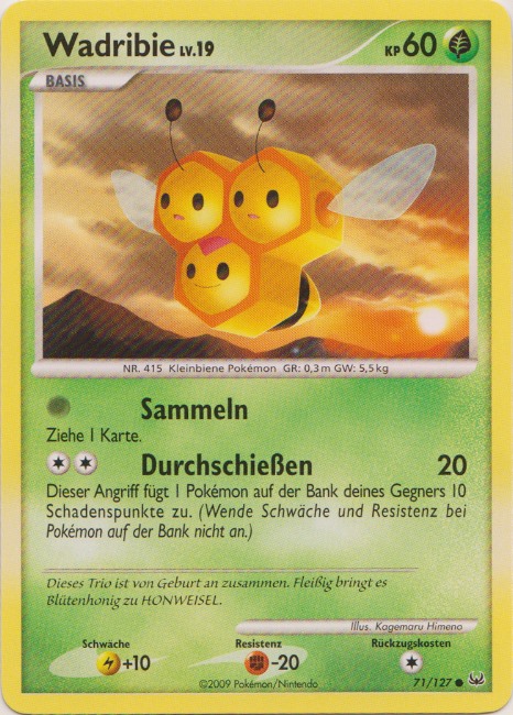 Wadribie 71 — Platinum (German Pokémon TCG card)