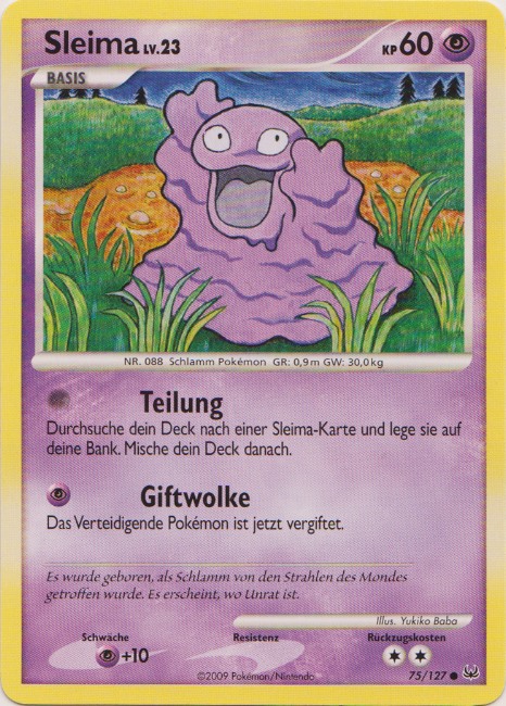 Sleima 75 — Platinum (German Pokémon TCG card)
