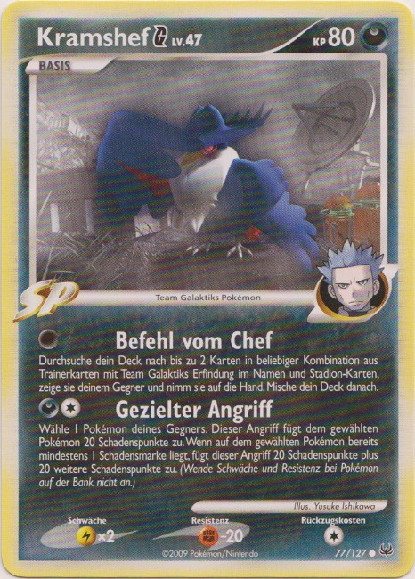 Kramshef G 77 — Platinum (German Pokémon TCG card)