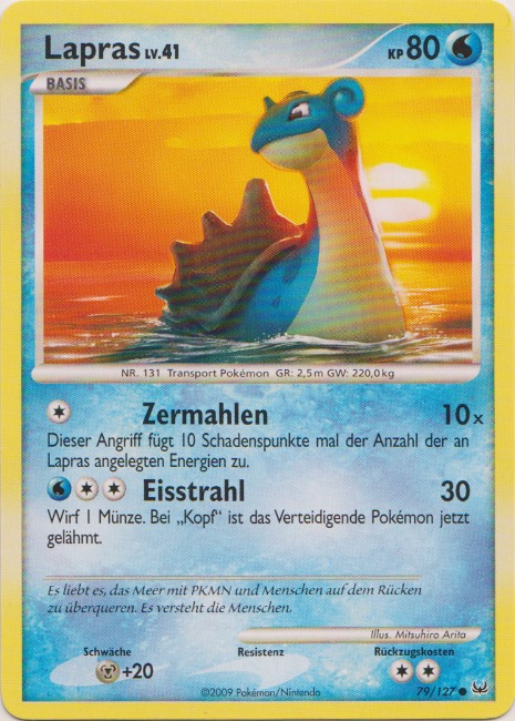 Lapras 79 — Platinum (German Pokémon TCG card)