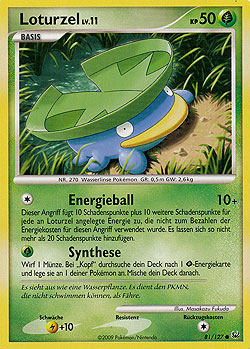 Loturzel 81 — Platinum (German Pokémon TCG card)