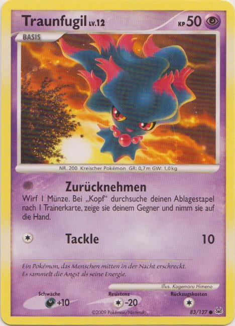 Traunfugil 83 — Platinum (German Pokémon TCG card)