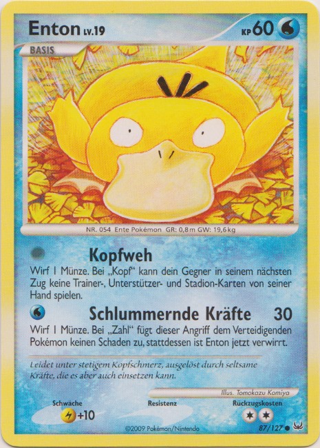 Enton 87 — Platinum (German Pokémon TCG card)