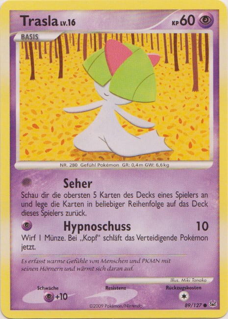 Trasla 89 — Platinum (German Pokémon TCG card)