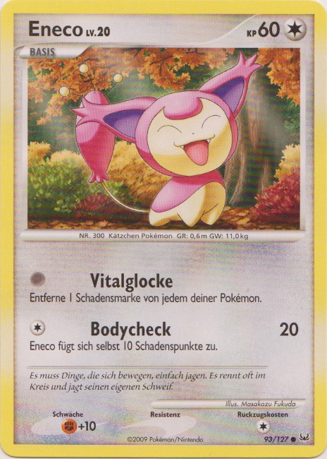 Eneco 93 — Platinum (German Pokémon TCG card)