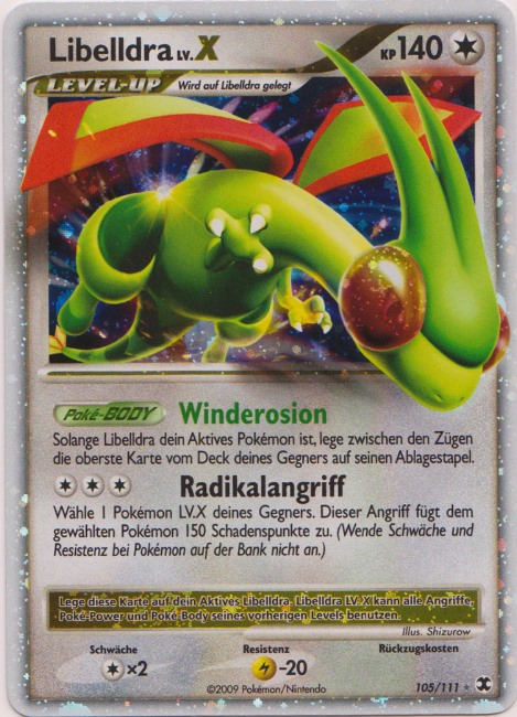 Libelldra 105 — Rising Rivals (German Pokémon TCG card)