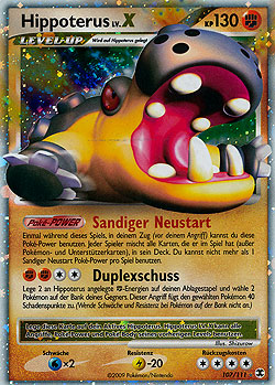 Hippoterus 107 — Rising Rivals (German Pokémon TCG card)