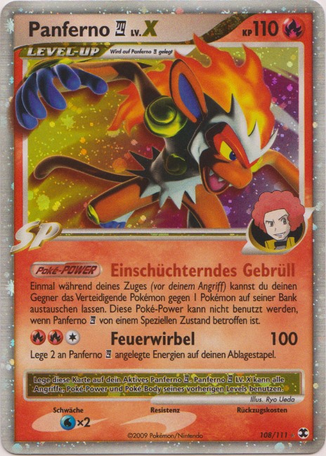 Panferno 4 108 — Rising Rivals (German Pokémon TCG card)