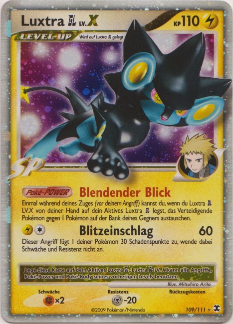 Luxtra GL 109 — Rising Rivals (German Pokémon TCG card)