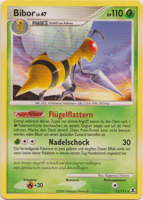 Bibor 15 — Rising Rivals (German Pokémon TCG card)