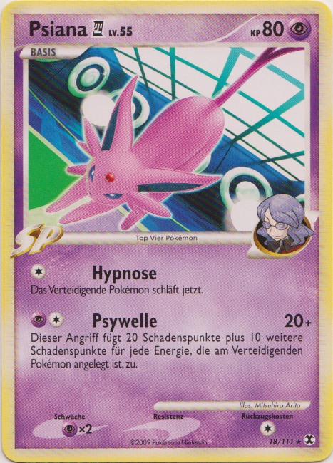 Psiana 4 18 — Rising Rivals (German Pokémon TCG card)