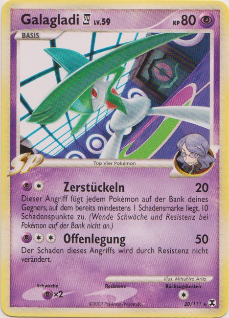 Galagladi 4 20 — Rising Rivals (German Pokémon TCG card)