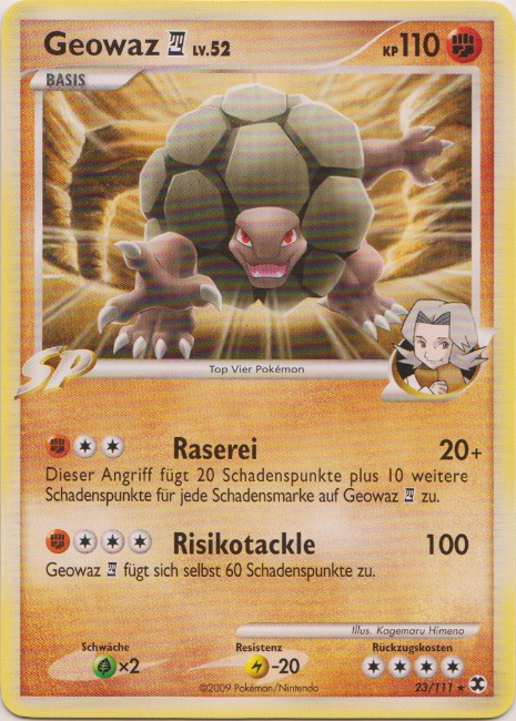 Geowaz 4 23 — Rising Rivals (German Pokémon TCG card)