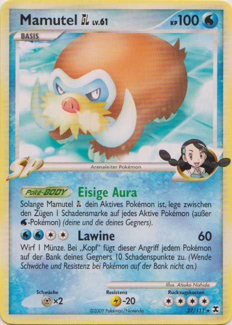 Mamutel GL 27 — Rising Rivals (German Pokémon TCG card)
