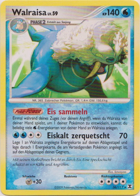 Walraisa 36 — Rising Rivals (German Pokémon TCG card)