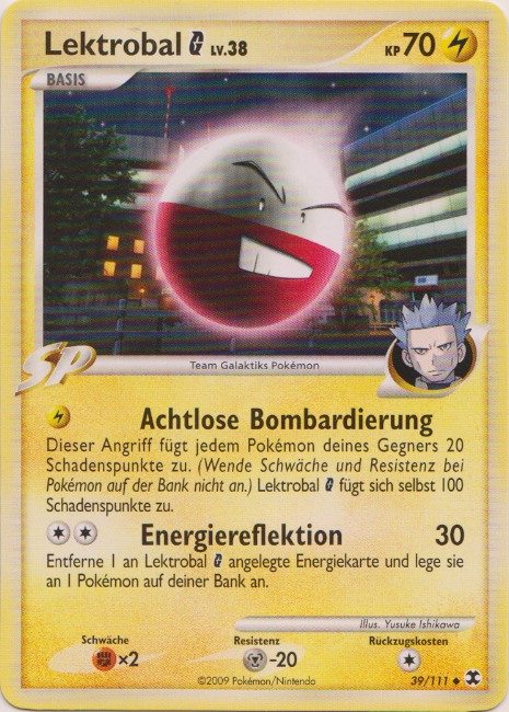 Lektrobal G 39 — Rising Rivals (German Pokémon TCG card)