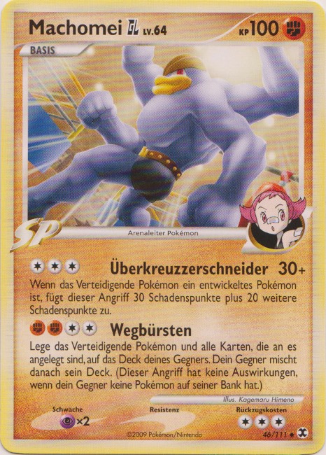 Machomei GL 46 — Rising Rivals (German Pokémon TCG card)