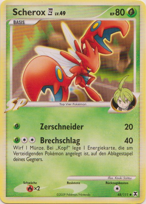 Scherox 4 48 — Rising Rivals (German Pokémon TCG card)