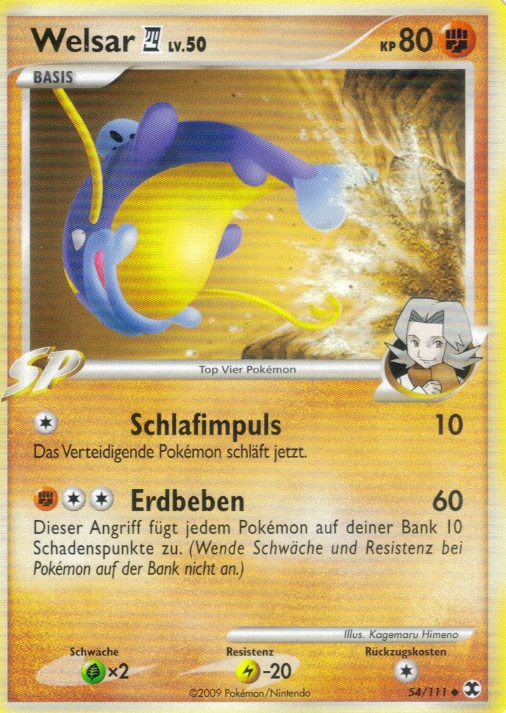 Welsar 4 54 — Rising Rivals (German Pokémon TCG card)
