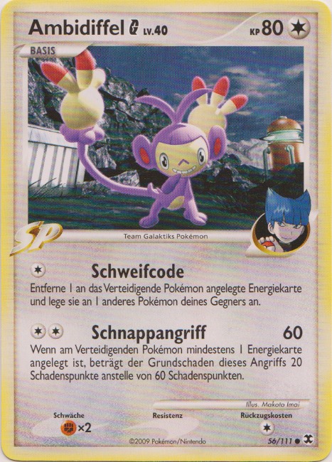 Ambidiffel G 56 — Rising Rivals (German Pokémon TCG card)