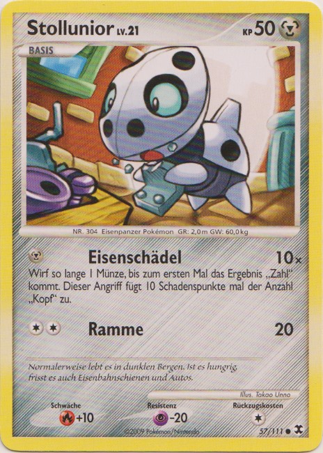 Stollunior 57 — Rising Rivals (German Pokémon TCG card)