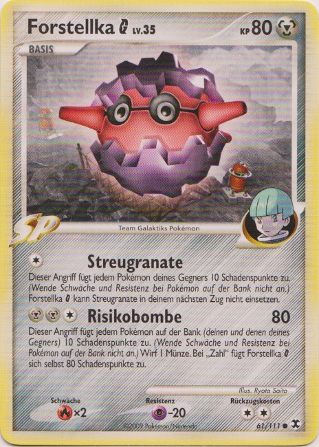 Forstellka G 61 — Rising Rivals (German Pokémon TCG card)
