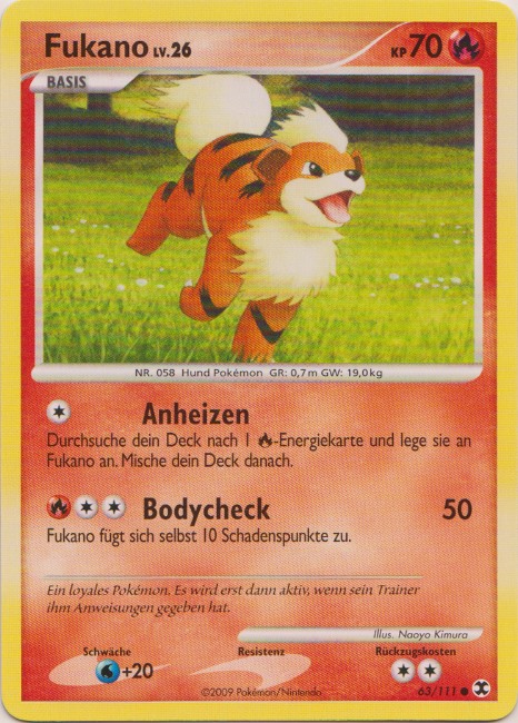 Fukano 63 — Rising Rivals (German Pokémon TCG card)