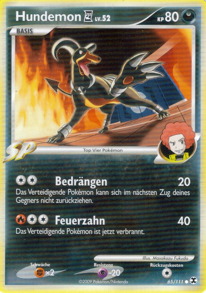 Hundemon 4 65 — Rising Rivals (German Pokémon TCG card)