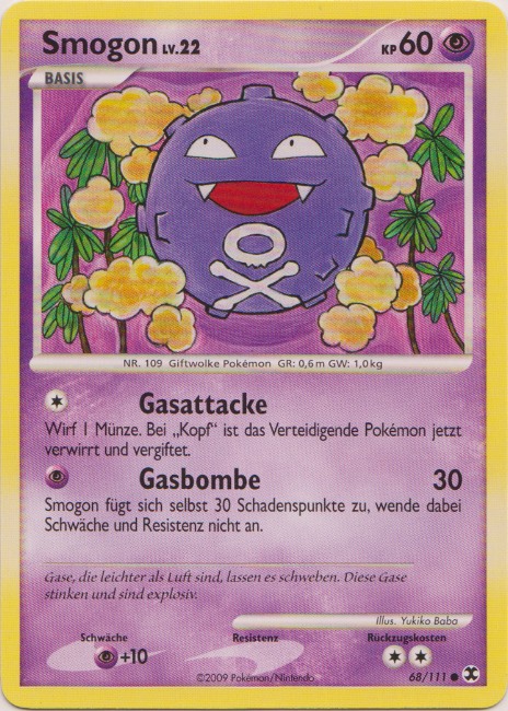 Smogon 68 — Rising Rivals (German Pokémon TCG card)
