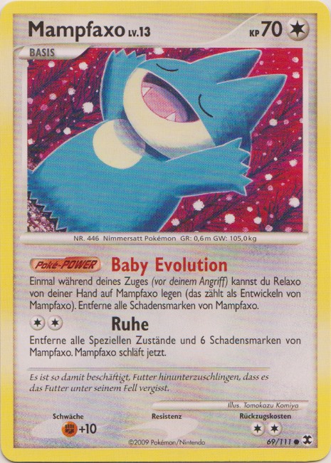 Mampfaxo 69 — Rising Rivals (German Pokémon TCG card)
