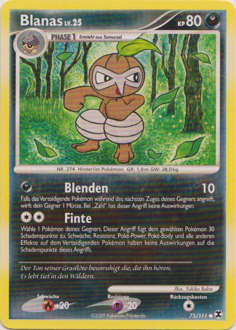 Blanas 75 — Rising Rivals (German Pokémon TCG card)