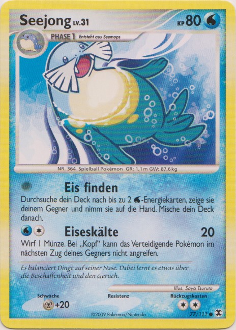 Seejong 77 — Rising Rivals (German Pokémon TCG card)