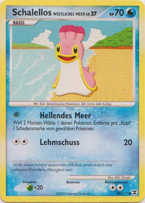 Schalellos Westliches Meer 80 — Rising Rivals (German Pokémon TCG card)