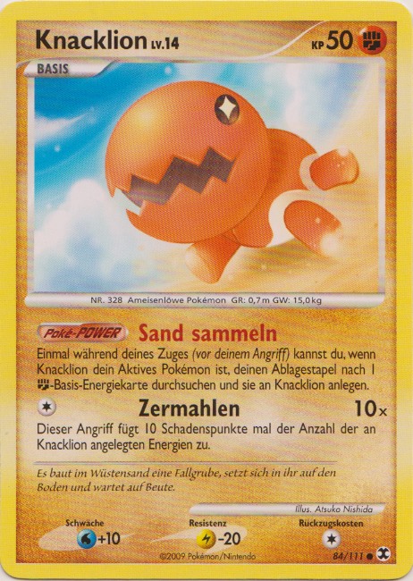 Knacklion 84 — Rising Rivals (German Pokémon TCG card)