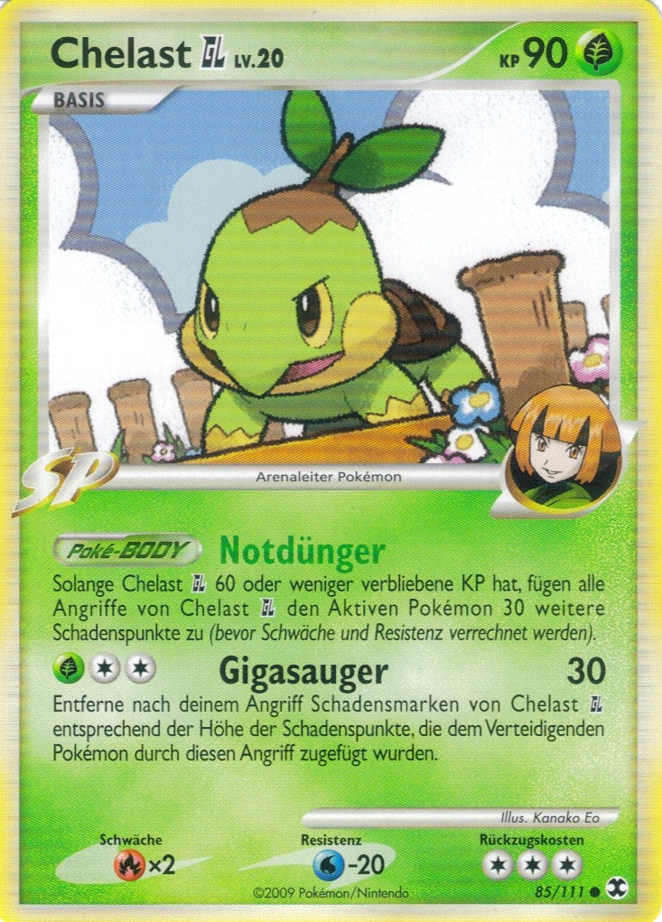 Chelast GL 85 — Rising Rivals (German Pokémon TCG card)
