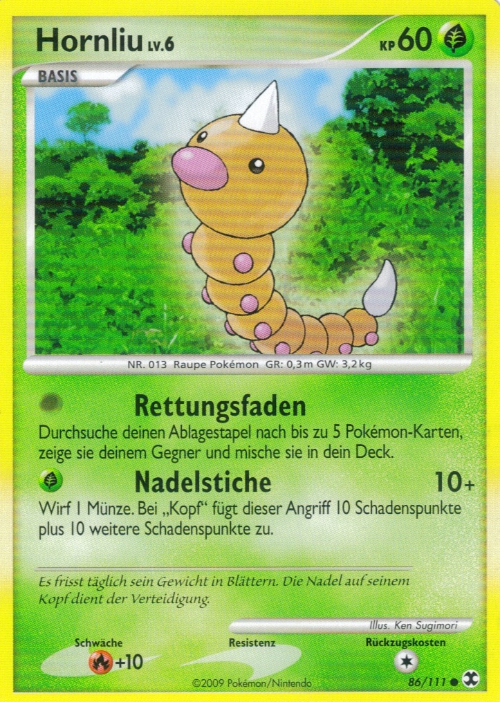 Hornliu 86 — Rising Rivals (German Pokémon TCG card)