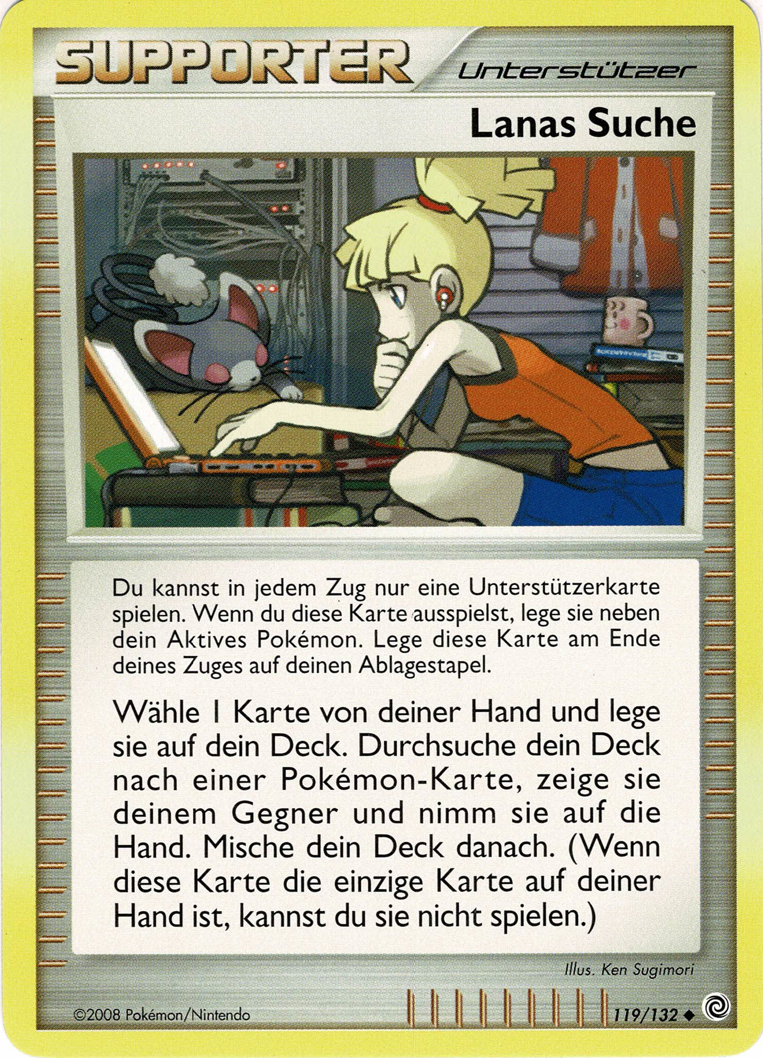 Lanas Suche 89 — Rising Rivals (German Pokémon TCG card)