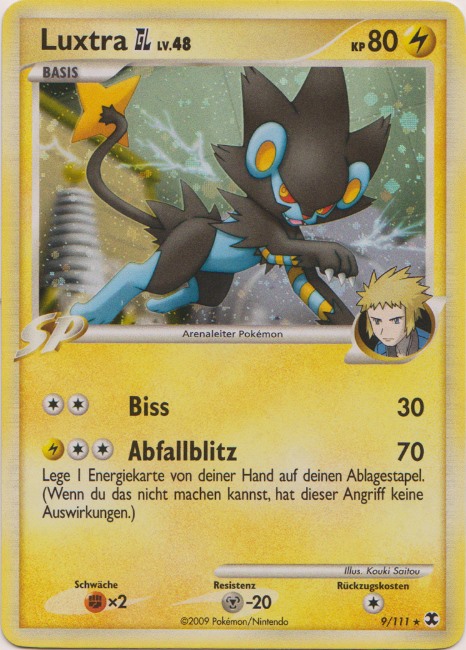 Luxtra GL 9 — Rising Rivals (German Pokémon TCG card)