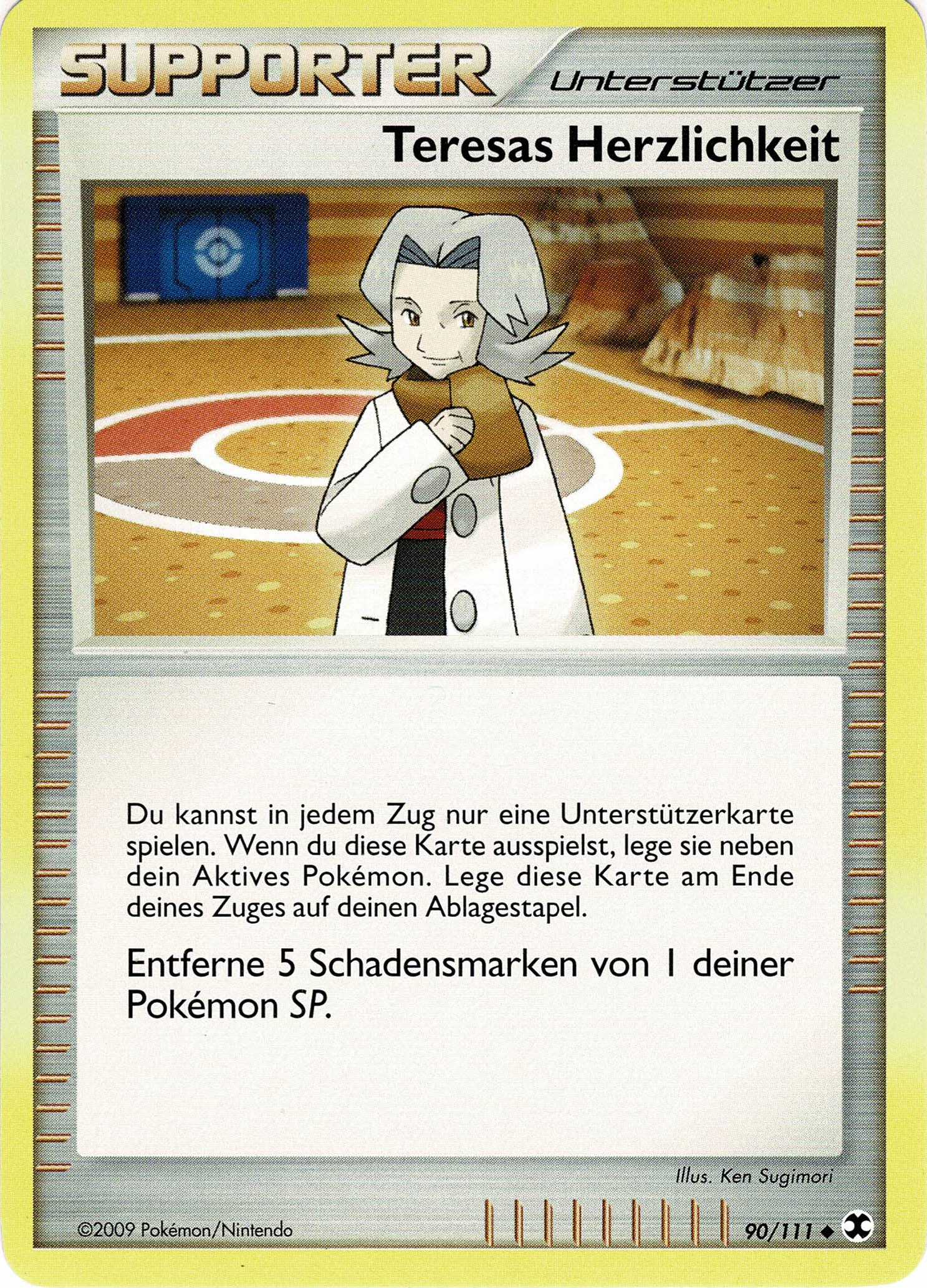 Teresas Herzlichkeit 90 — Rising Rivals (German Pokémon TCG card)
