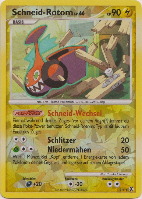 Schneid-Rotom RT4 — Rising Rivals (German Pokémon TCG card)