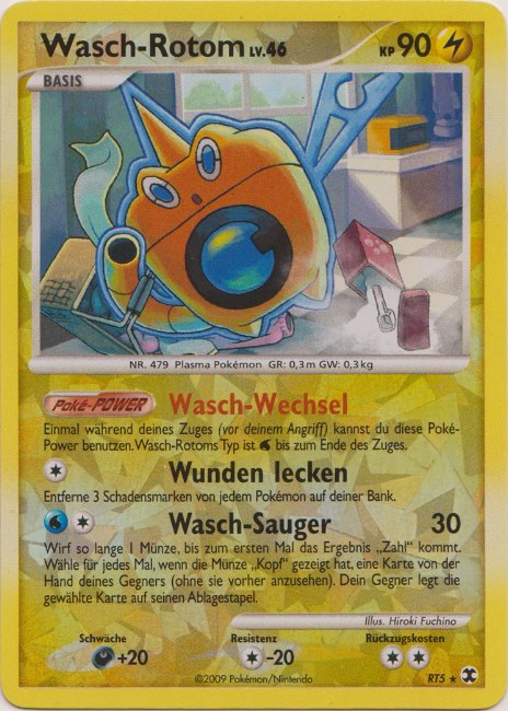 Wasch-Rotom RT5 — Rising Rivals (German Pokémon TCG card)