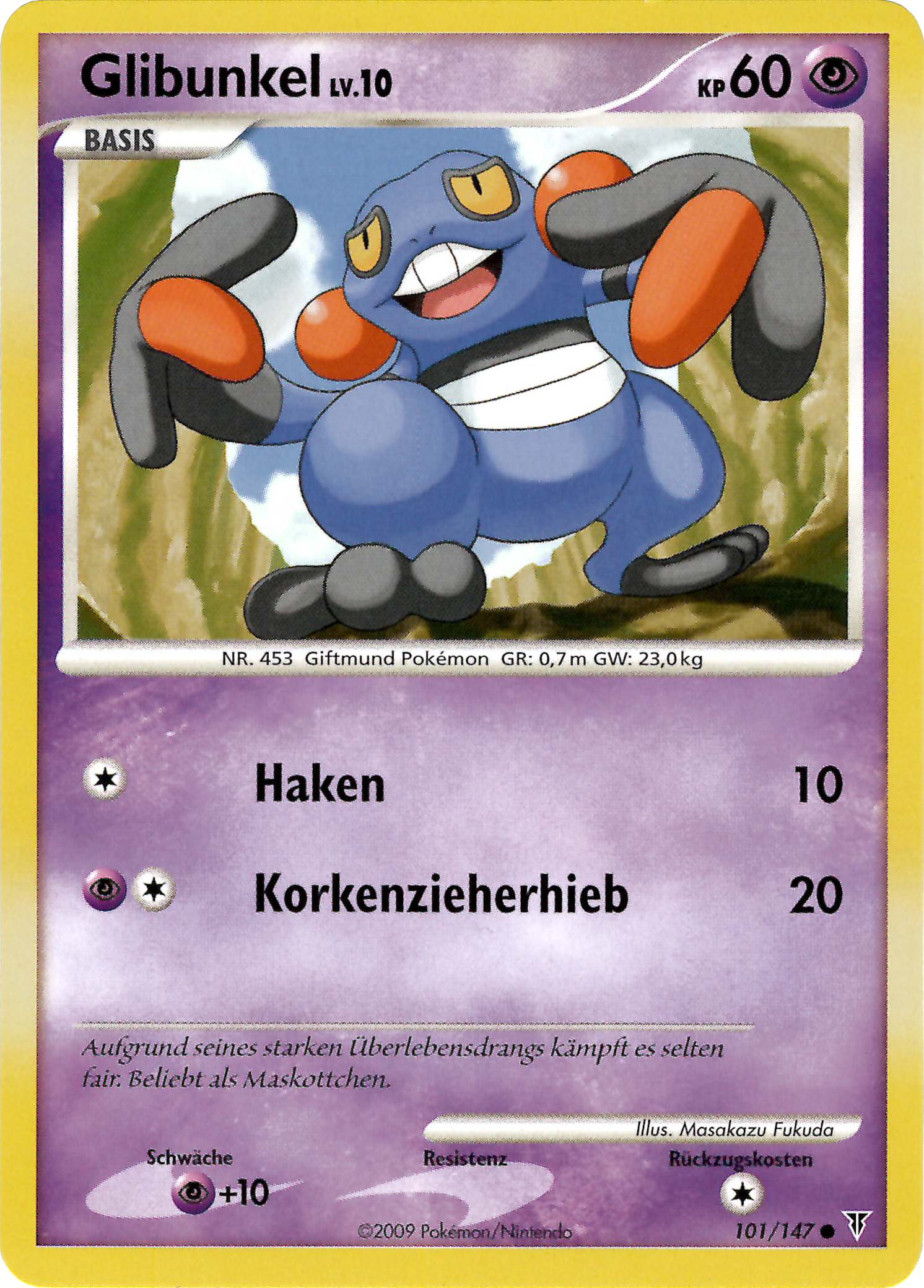 Glibunkel 101 — Supreme Victors (German Pokémon TCG card)